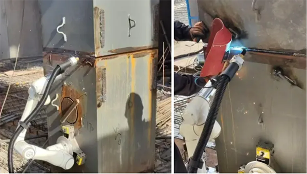 AG庄闲协作机器人：建筑钢结构移动焊接机器人